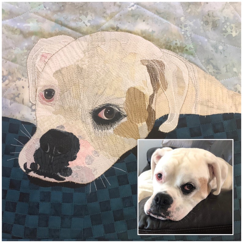 Fabric Collage Quilt Tutorial - Turn A Photo Into A Pattern - Fiber Art ...