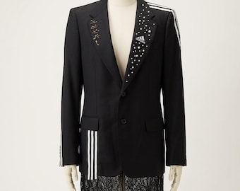 Upcycle Blazer estilo adidas, custom, oversized