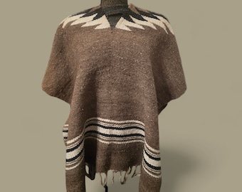 Vintage Wool Poncho