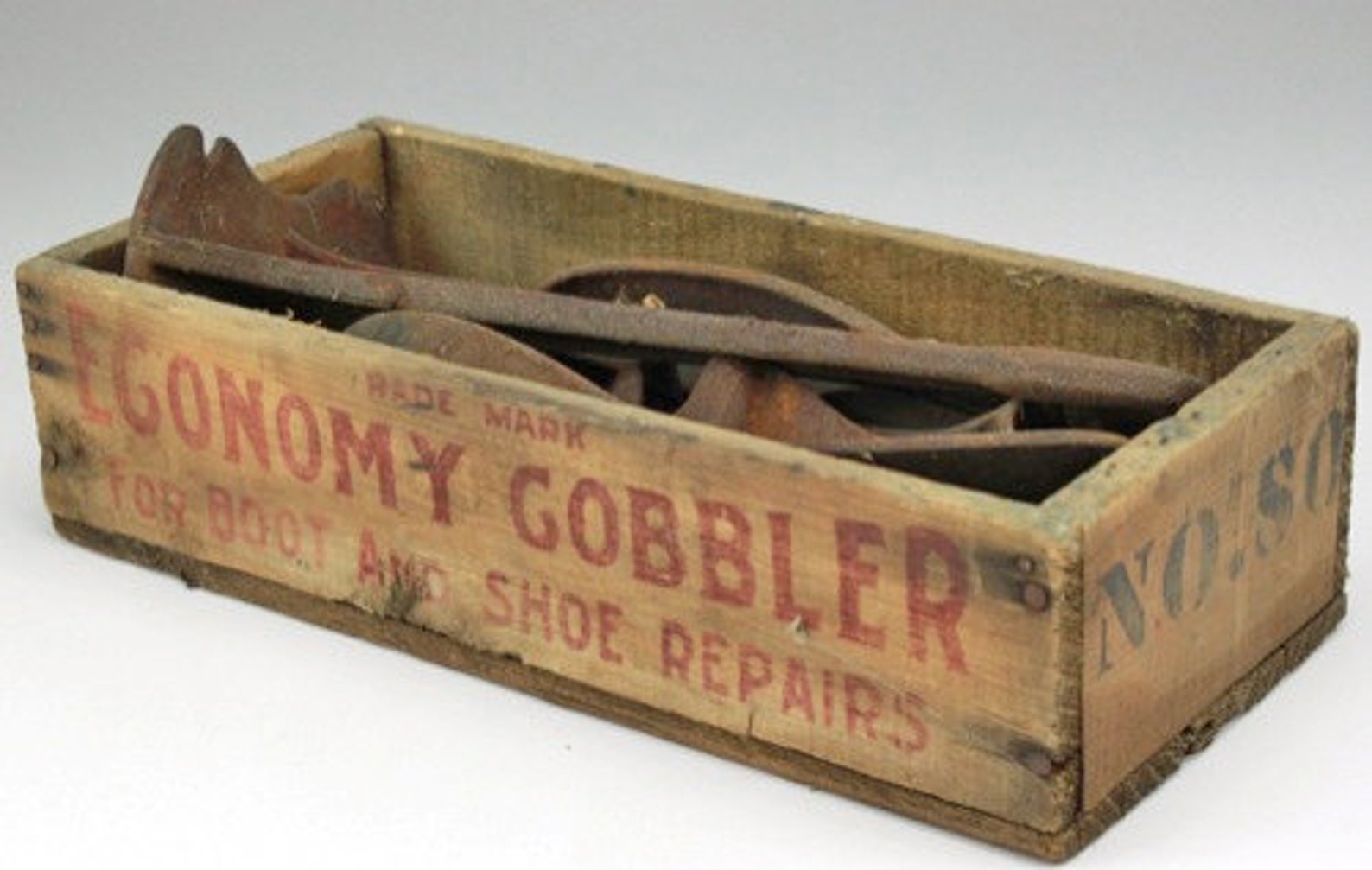 Vintage Economy Cobbler Box and Tools Cobbler Box and Shoe Etsy