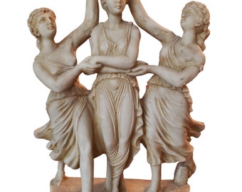 Vintage The Three Graces possibly Soapstone carving