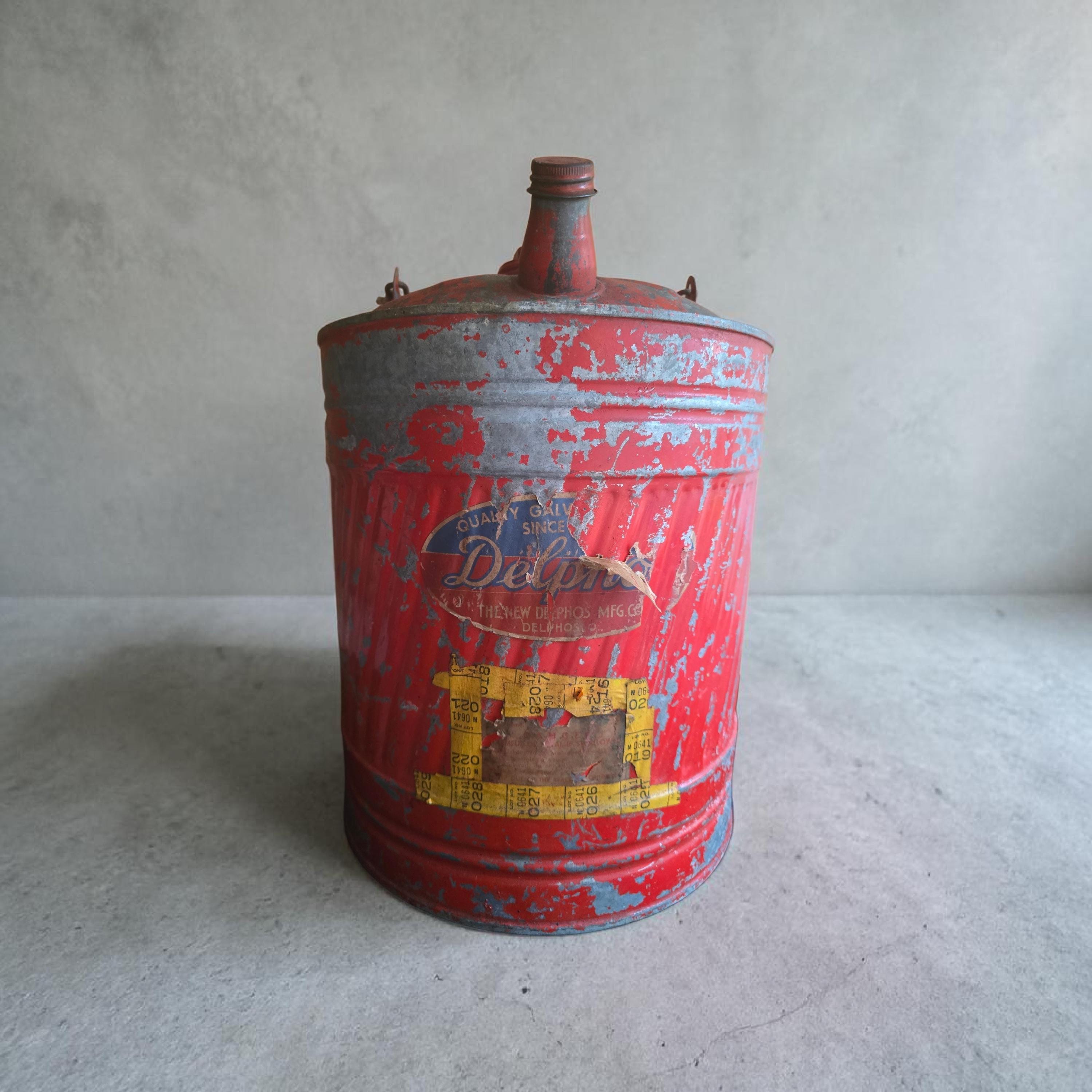 Vintage Metal Gasoline Can - Etsy
