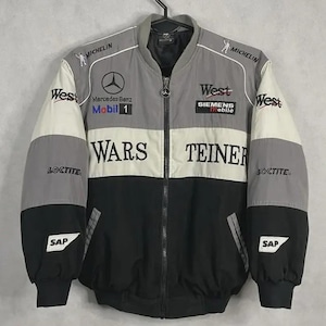 レーシングジャケット マクラーレン メルセデス•ベンツ McLaren F1 マクラーレン メルセデスベンツ レーシングジャケット F1 刺繍ロゴ