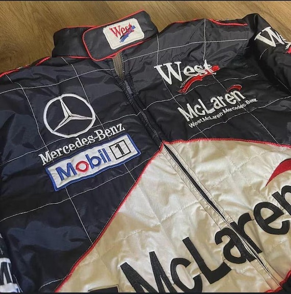 限定版 F1 マクラーレン ヴィンテージ レーシング ジャケット。象徴的