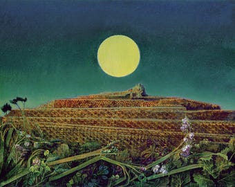 マックス・エルンスト「沈黙の眼」、シュールレアリズム、幻想的、絵画