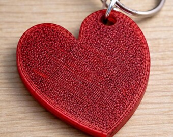 Personalized Heart Keychain from Recycled PET bottles | Eco Friendly Gift