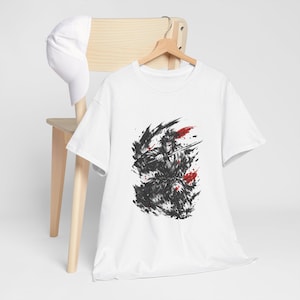 Samurai T-Shirt Men | Japanese Warrior Graphic Tee | Anime Gift for Him | Katana Shirt | Bushido Code Tee