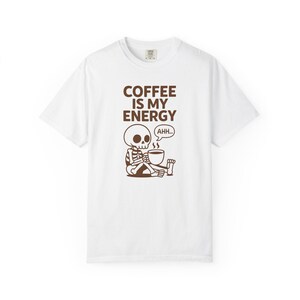 Coffee Is My Energy Unisex T-Shirt , Caffeine Addict Tee, Barista Gift, Espresso Shirt, Coffee Drinker Top, Love Coffee,