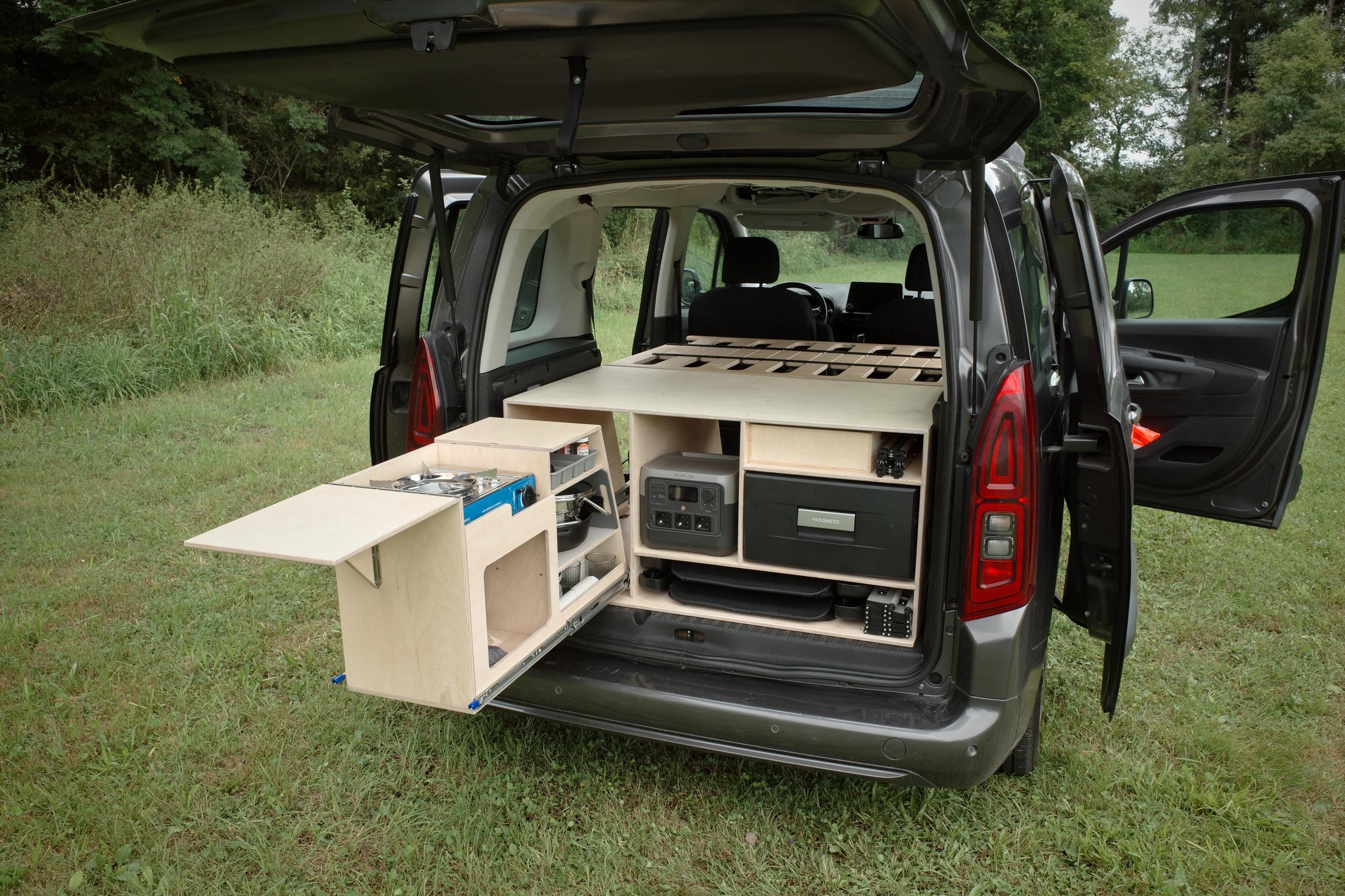 3D Model Camping Box Citroën Berlingo, Opel Combo, Peugeot Rifter