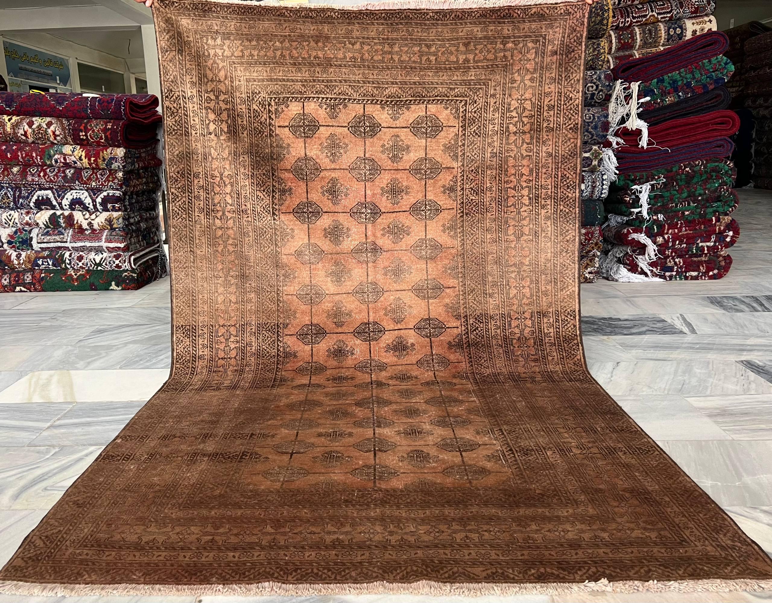 Antique Afghan Rug - Etsy