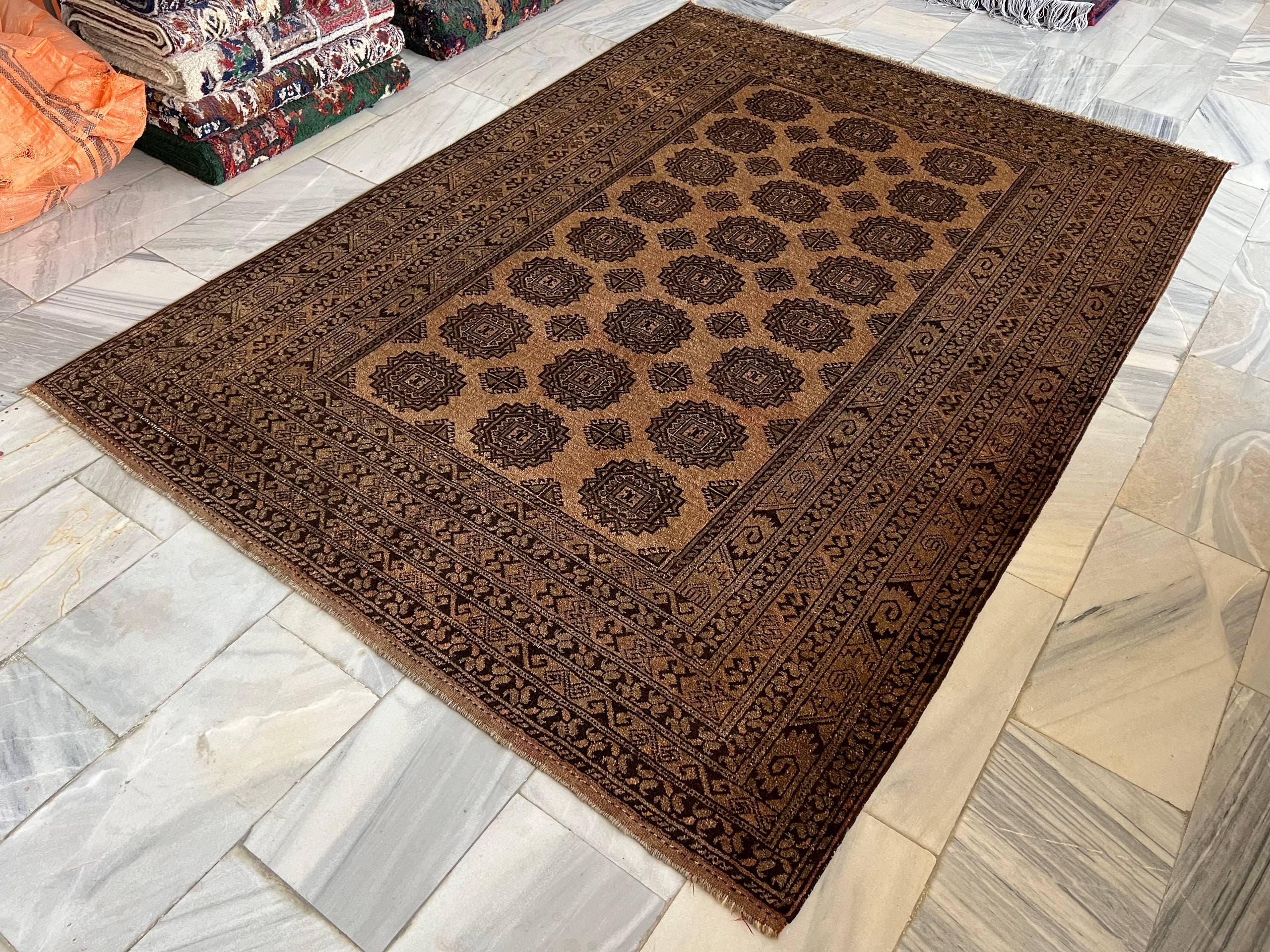 Antique Afghan Rug - Etsy