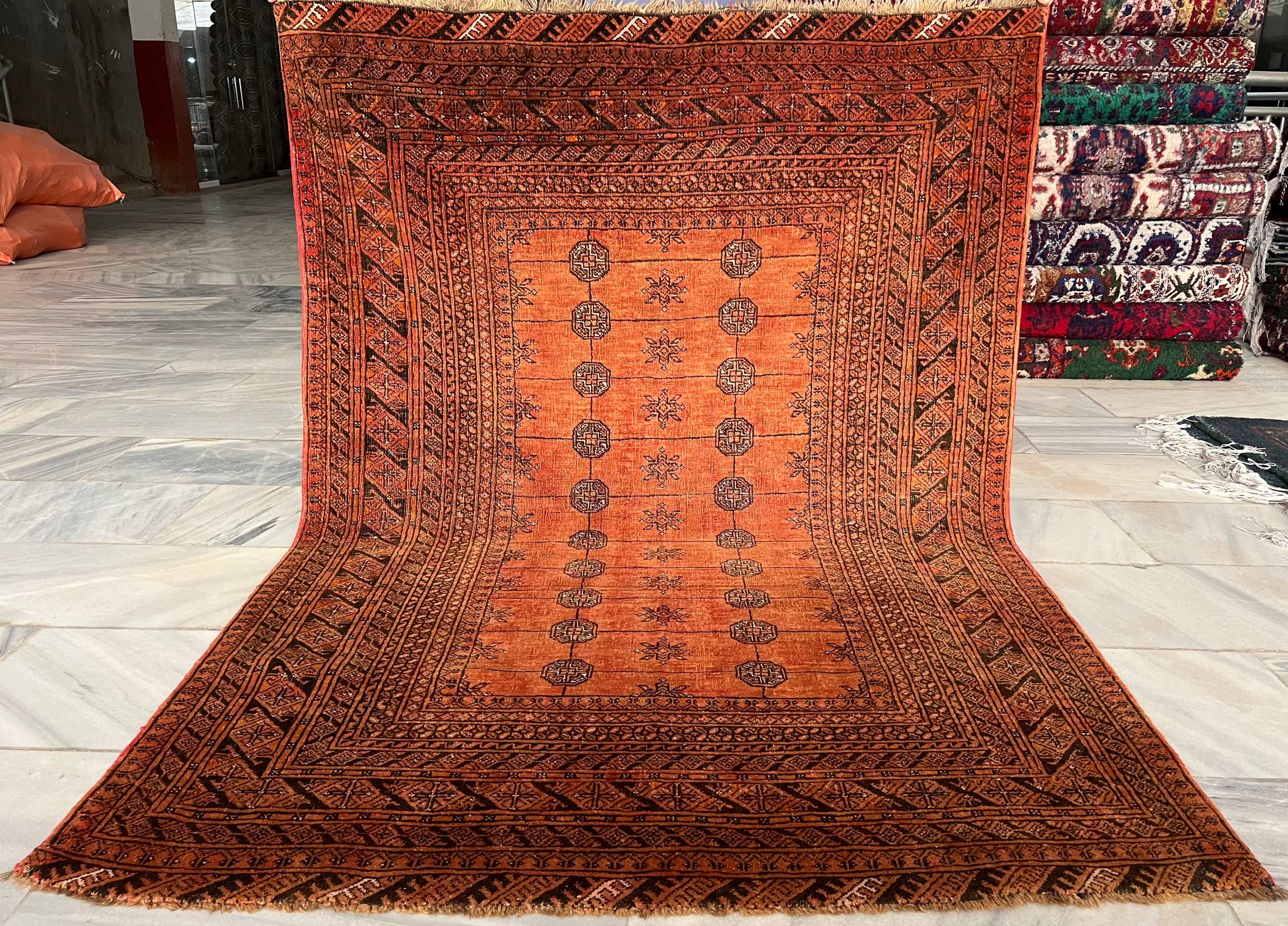 Antique Afghan Rug - Etsy