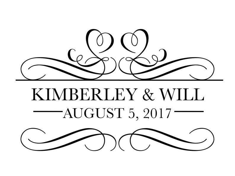 Custom Designed Digital Wedding Monogram Design Wedding Logo - Etsy