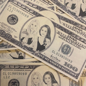 Personalized Bachelorette Party Poker Night Money – Custom Face Party Favor