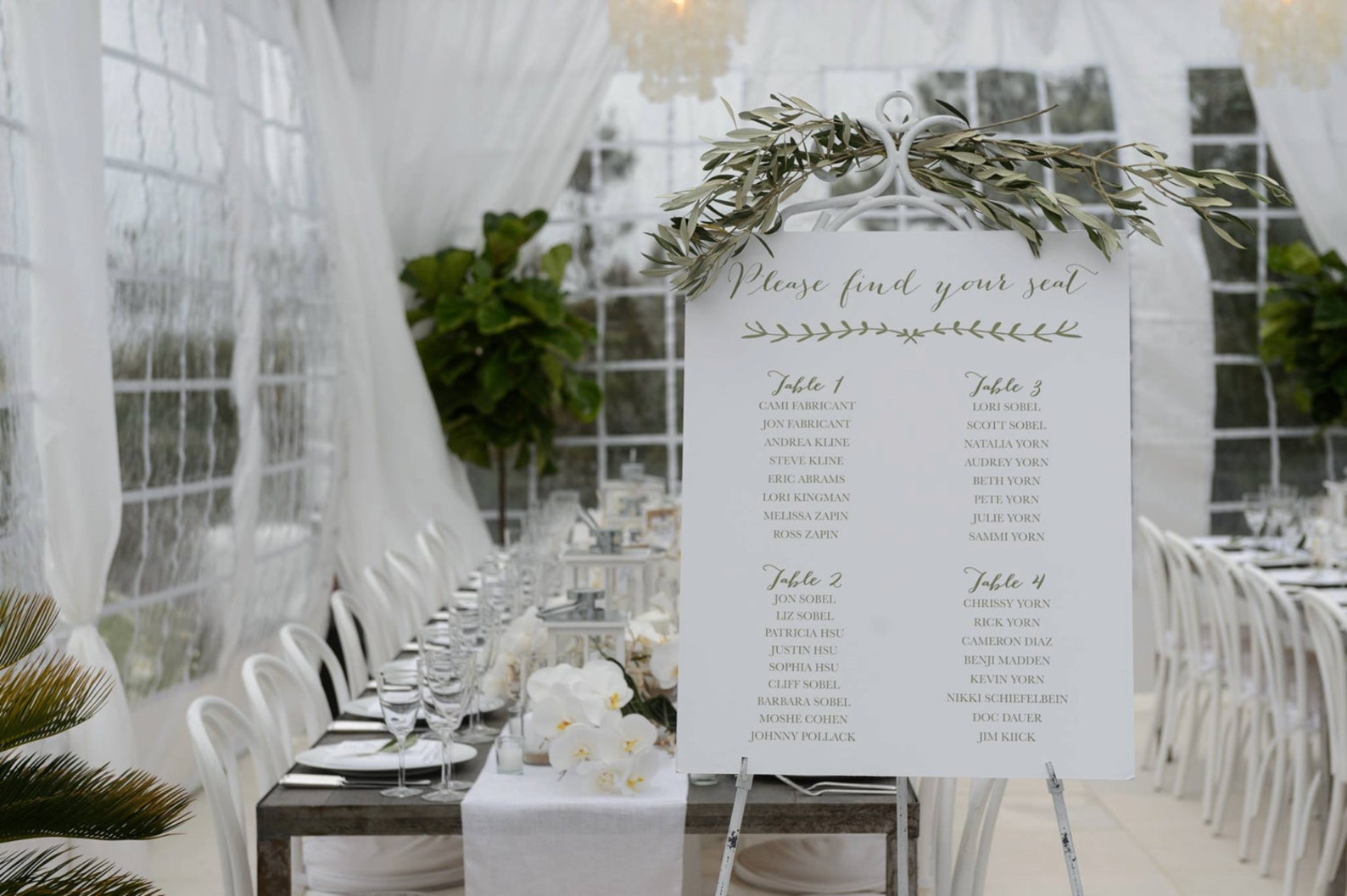 Custom Designed Wedding Wedding Seating Chart Simple Elegant - Etsy