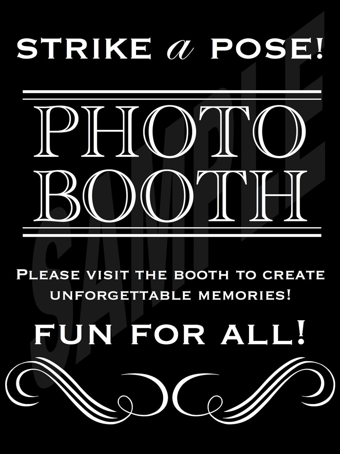 Printable Wedding Photo Booth Sign DIY | Etsy