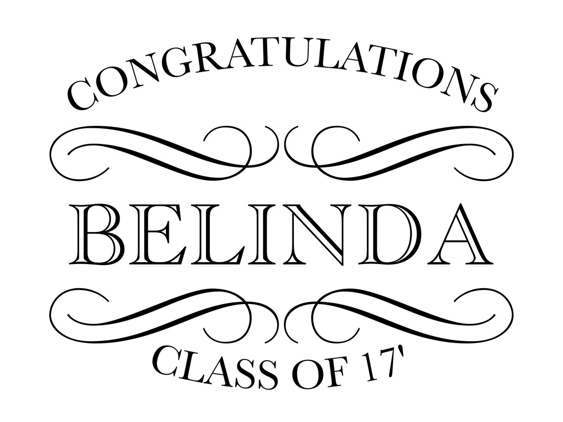 Custom Designed Digital Graduation Monogram Design Graduation - Etsy