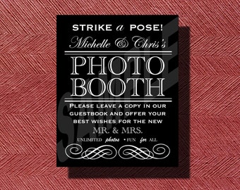 Wedding Photo Booth Guestbook Sign