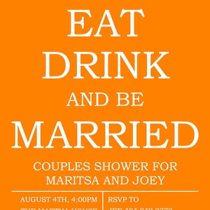 Couples Wedding Shower Invitation image 2