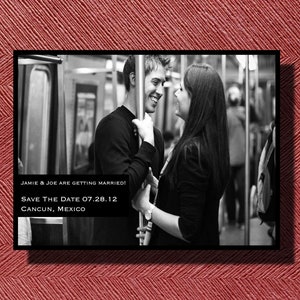 Custom Designed Printable Save the Date Photo Card DIY image 1