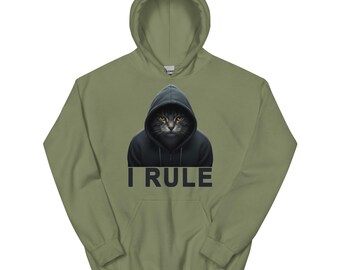 Hoodie Dark Cat Rule