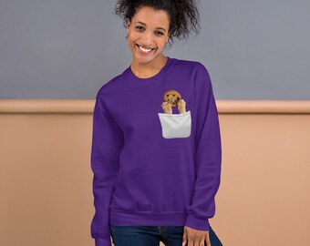 Sweatshirt Pocket Cat Paw Cookie