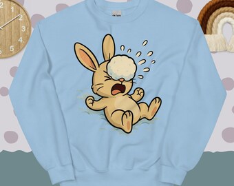 Sweatshirt Winter Snow Ball Rabbit