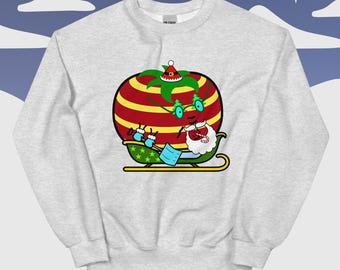 Christmas Sweatshirt Funny Sleigh
