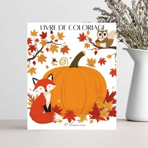 Adult Autumn Coloring Book | 45 Relaxing Designs of Leaves, Pumpkins, Animals & Mandalas | Stress Relieving PDF