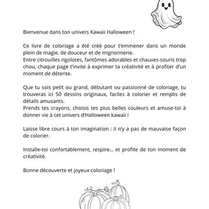 Pu&ograve; includere: Un libro da colorare a tema Halloween con una simpatica illustrazione di un fantasma. Il libro presenta disegni di zucche e fantasmi, e testo in francese. La copertina invita alla creativit&agrave; con 50 disegni originali.