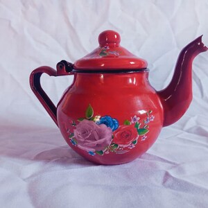 Handmade Tuareg Berber Teapot: Moroccan Sahara Tea Ceremony