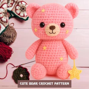 Amigurumi Teddy Bear Crochet Pattern: English PDF