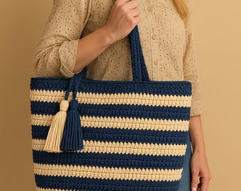 Patrón de bolso de crochet (PDF): Talla XXL