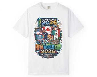 FIFA World Cup 2026 Soccer Players T-Shirt | USA Canada Mexico