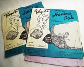 Vogart, Crochet Hankie Pak, Vintage Kit, Rare Vogart Pattern 497, Lot of Two, 1940's
