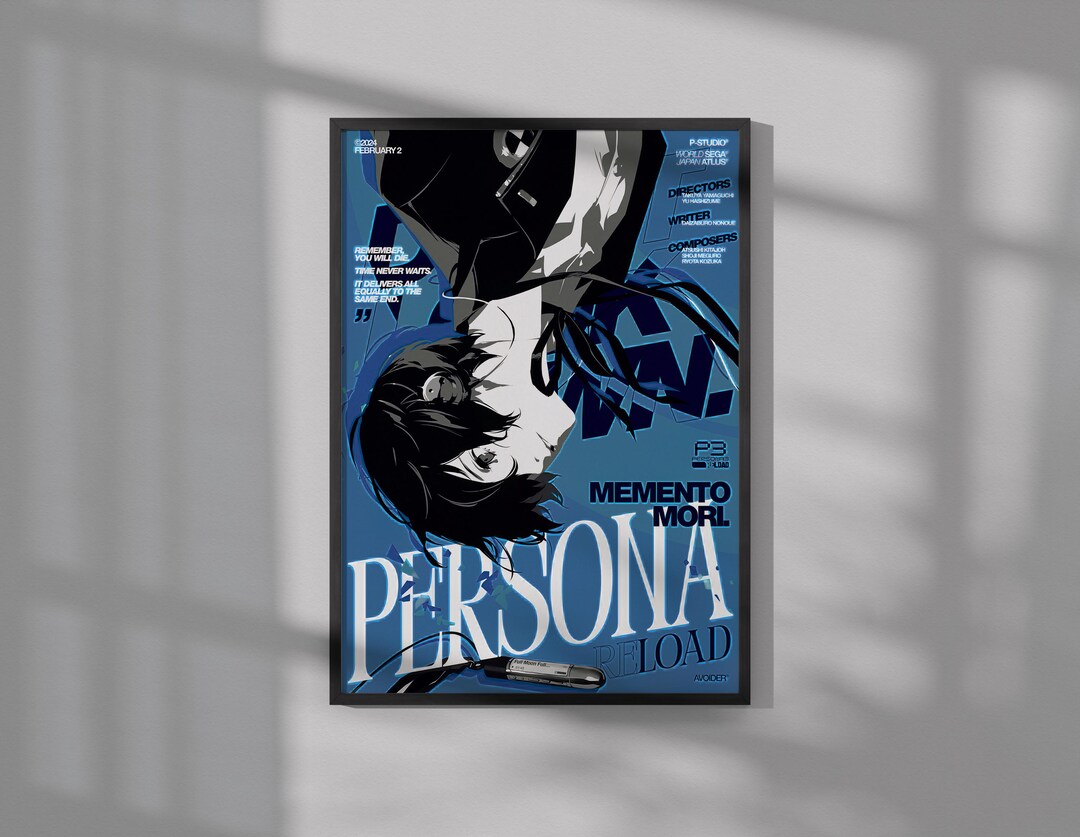 Persona 3 Reload Printed Poster – Anime Gaming Poster | Geek & Manga ...