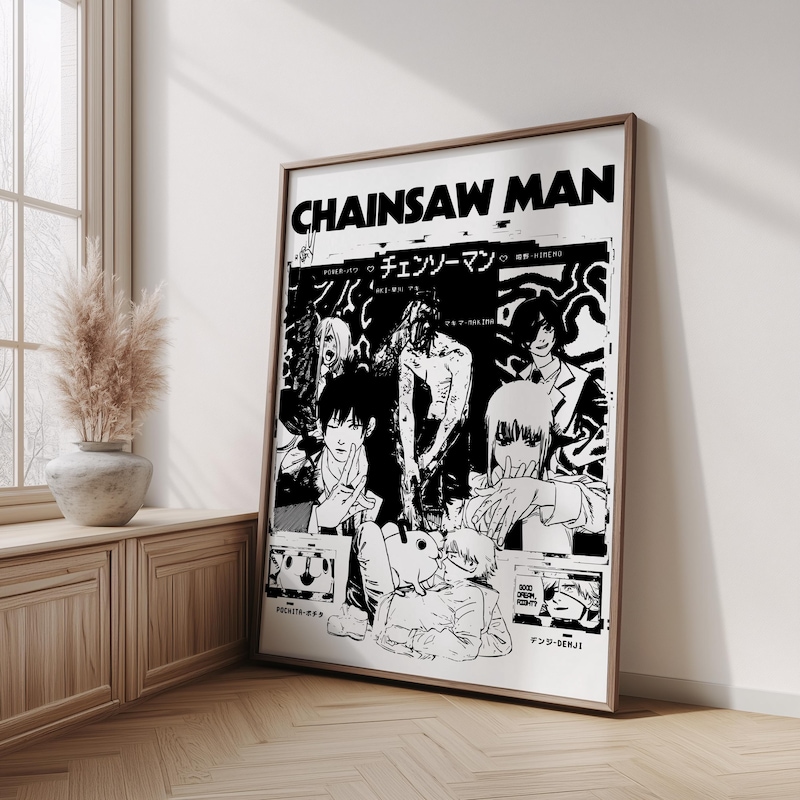 Chainsaw man manga rack Etsy de