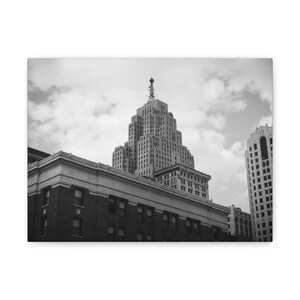 Black & White Cityscape, Downtown Detroit