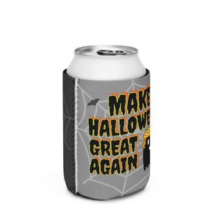 MAGA Make America Great Again Halloween Can Cooler President Donald Trump Beer Koozie