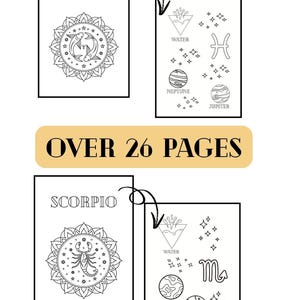 The Astrology Edit - Colouring Book| 26 Pages Of Astrology Fun