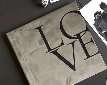 Wedding Photo Album, Personalized Photo Album, Engagement Gift, Custom Engraved Photobook, Gift For Family, Family Memory Book