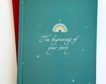 Baby Memory Book, First Year Baby Journal, Baby Keepsake Book 0-3 Years, Journal For Newborn, Gift For Parents, Babys First Year
