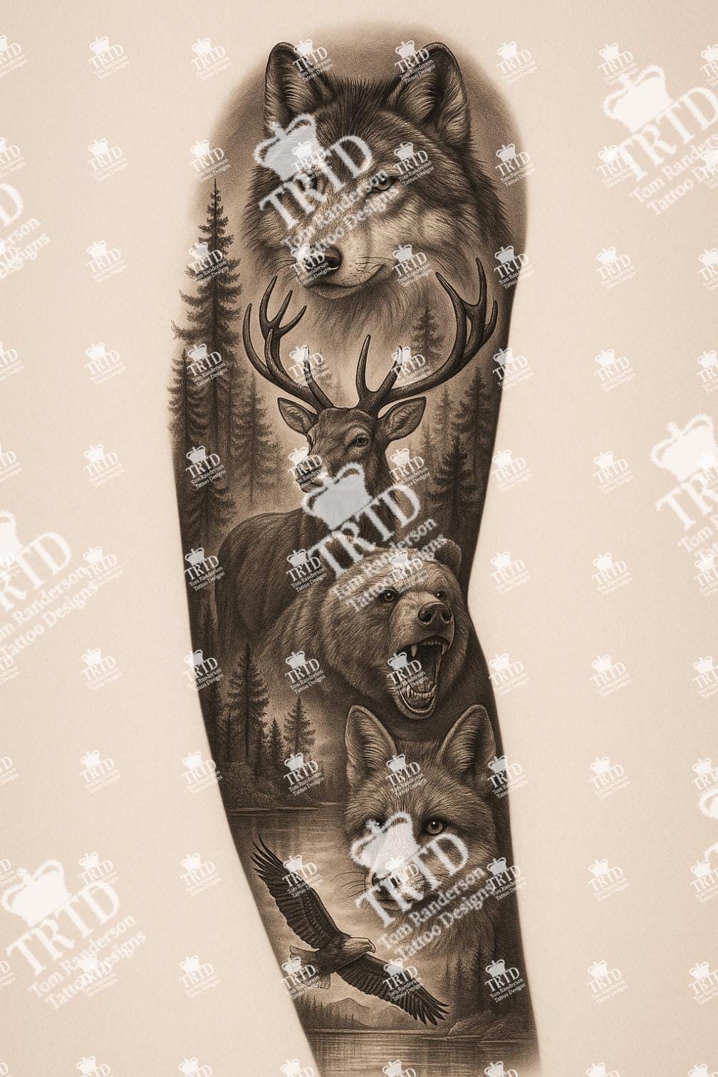 Leg tattoo design - Etsy België, image size:1008x1512