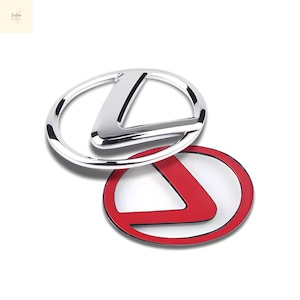 Lexus Steering Wheel Emblem ABS Badge Replacement Logo Car Interior Decal Easy Install
