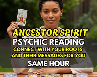 Same Hour Ancestor Spirit Reading: Familien Karma Botschaften, Hellsichtige Einsicht, Mittlere Führung.