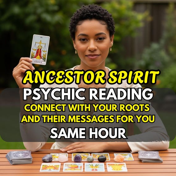 Same Hour Ancestor Spirit Reading: Family Karma Messages, Clairvoyant Insight, Medium Guidance.