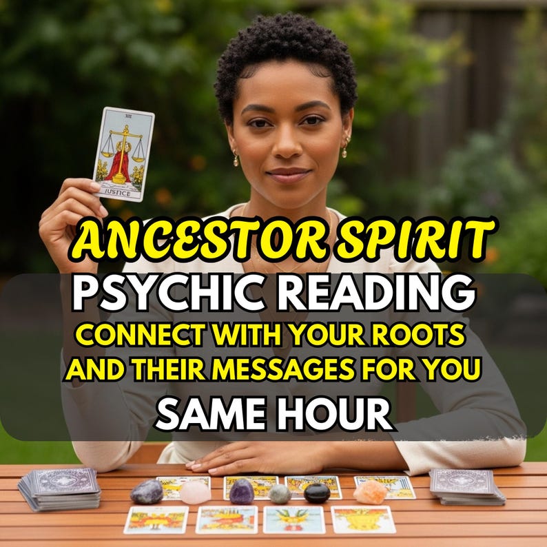 Same Hour Ancestor Spirit Reading: Family Karma Messages, Clairvoyant Insight, Medium Guidance. image 1