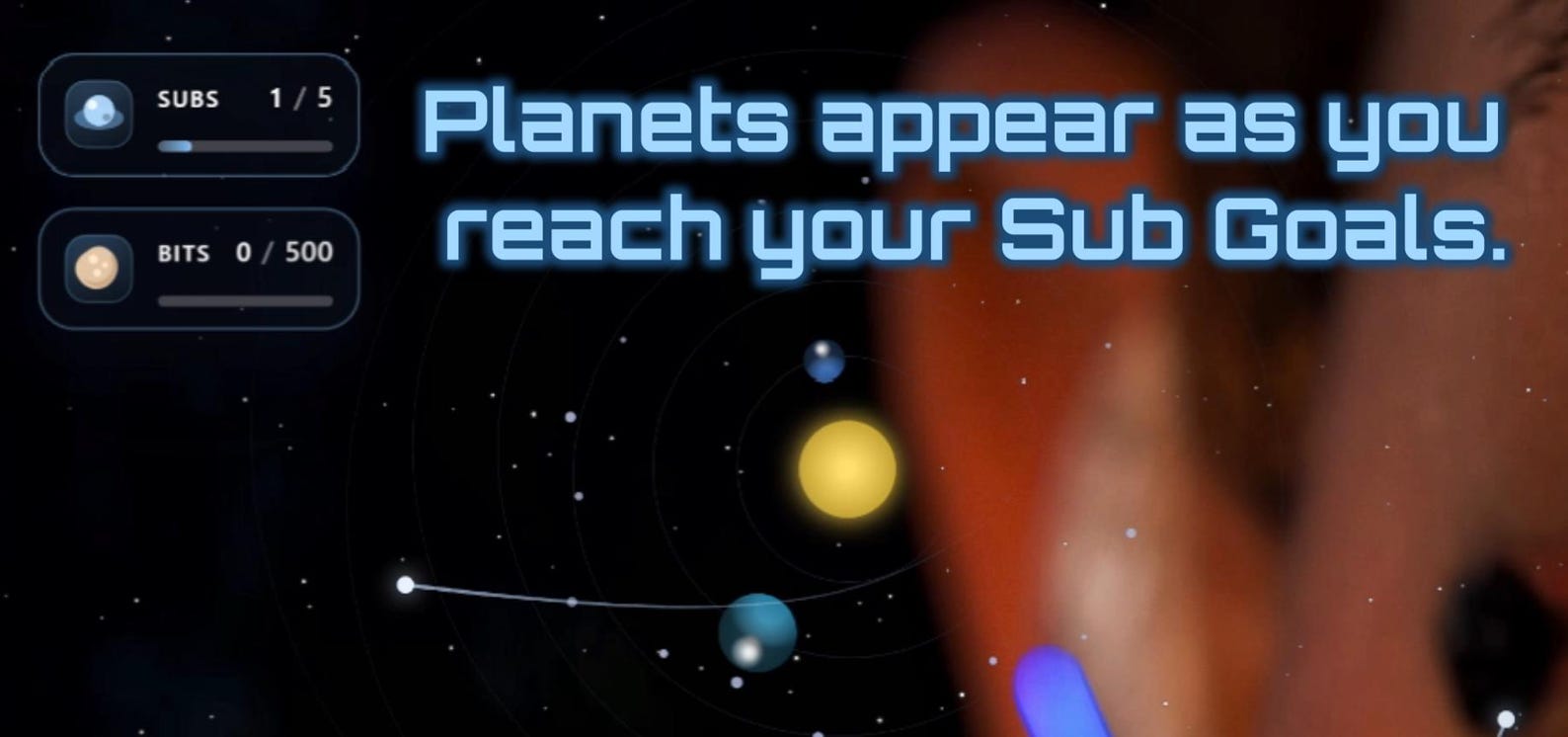 Interactive Space Goal Tracker: Twitch Overlay for Streamelements - Etsy