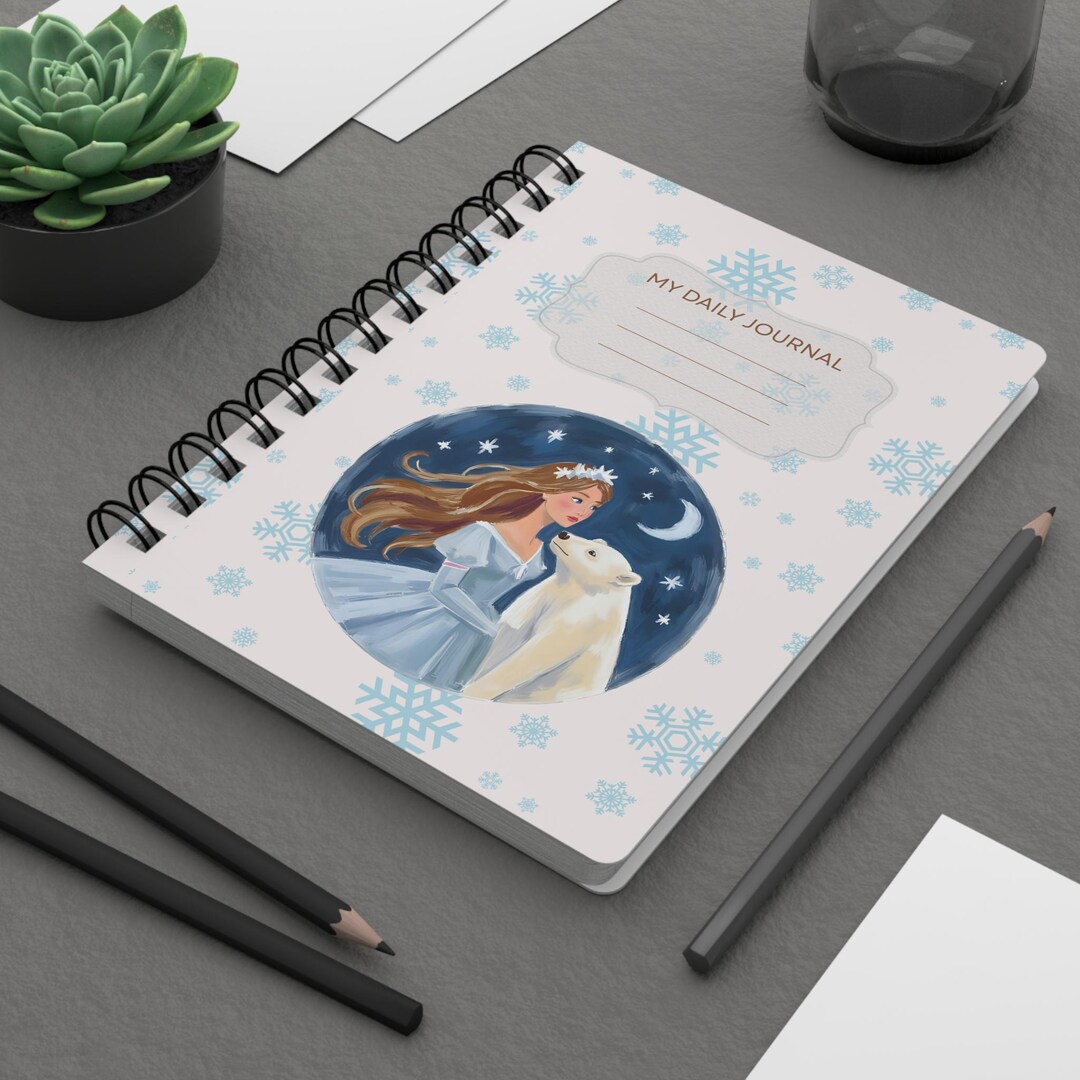 Arctic Princess & Polar Bear Notebook - Etsy