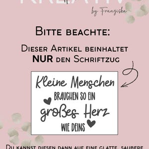 Lettering I Little children need a heart as big as yours I Gift for educators I Gift for teachers I Farewell gift for kindergarten image 3